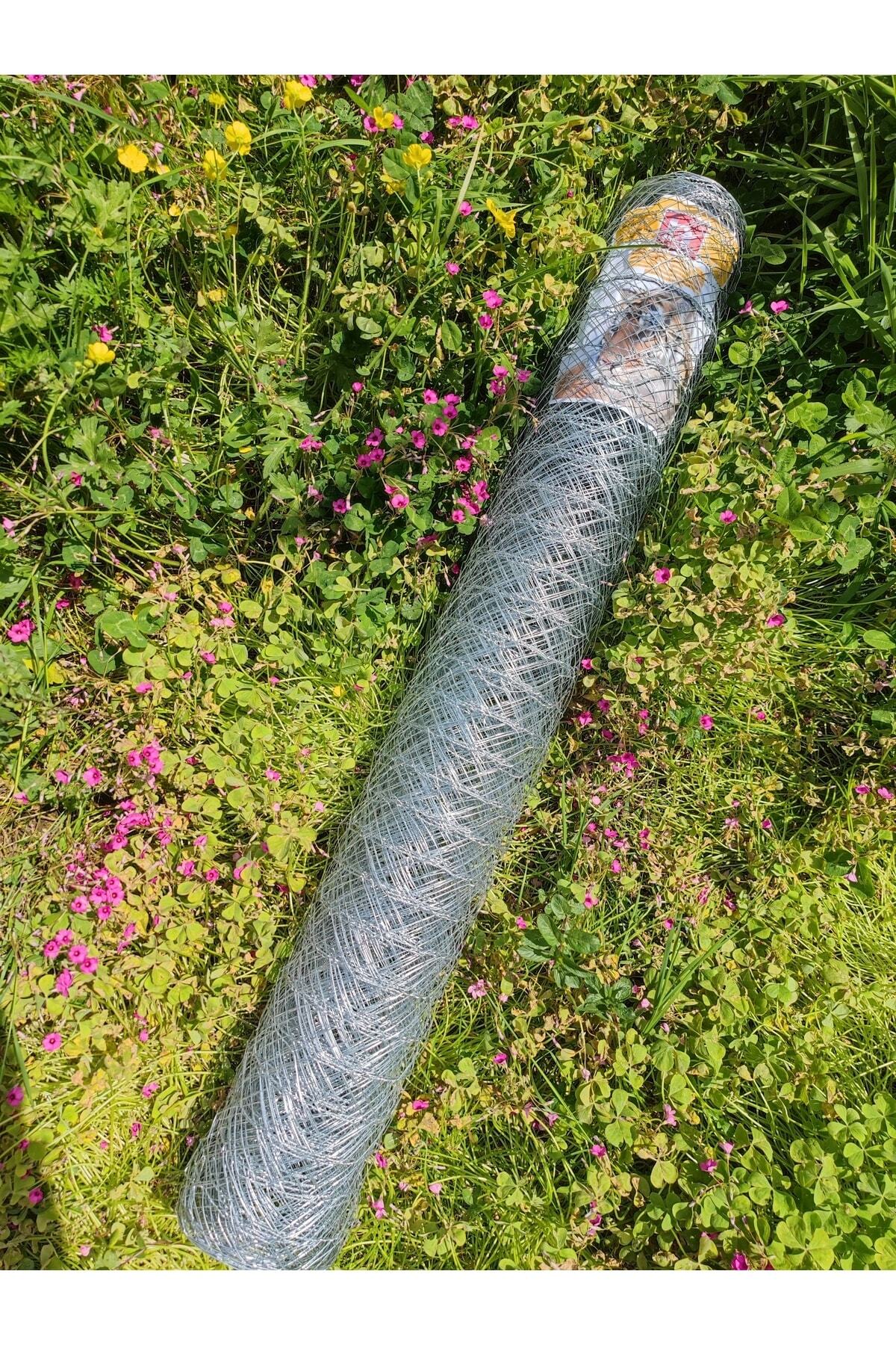 Bahçe Teli 1 Metre Yükseklik , 20 Metre Uzunluk ( Çap 1.1mm. / Gözaralığı 7x7cm. ) 3