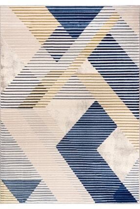 Home Dream Cresta Gri Mavi Modern Halı Crs010