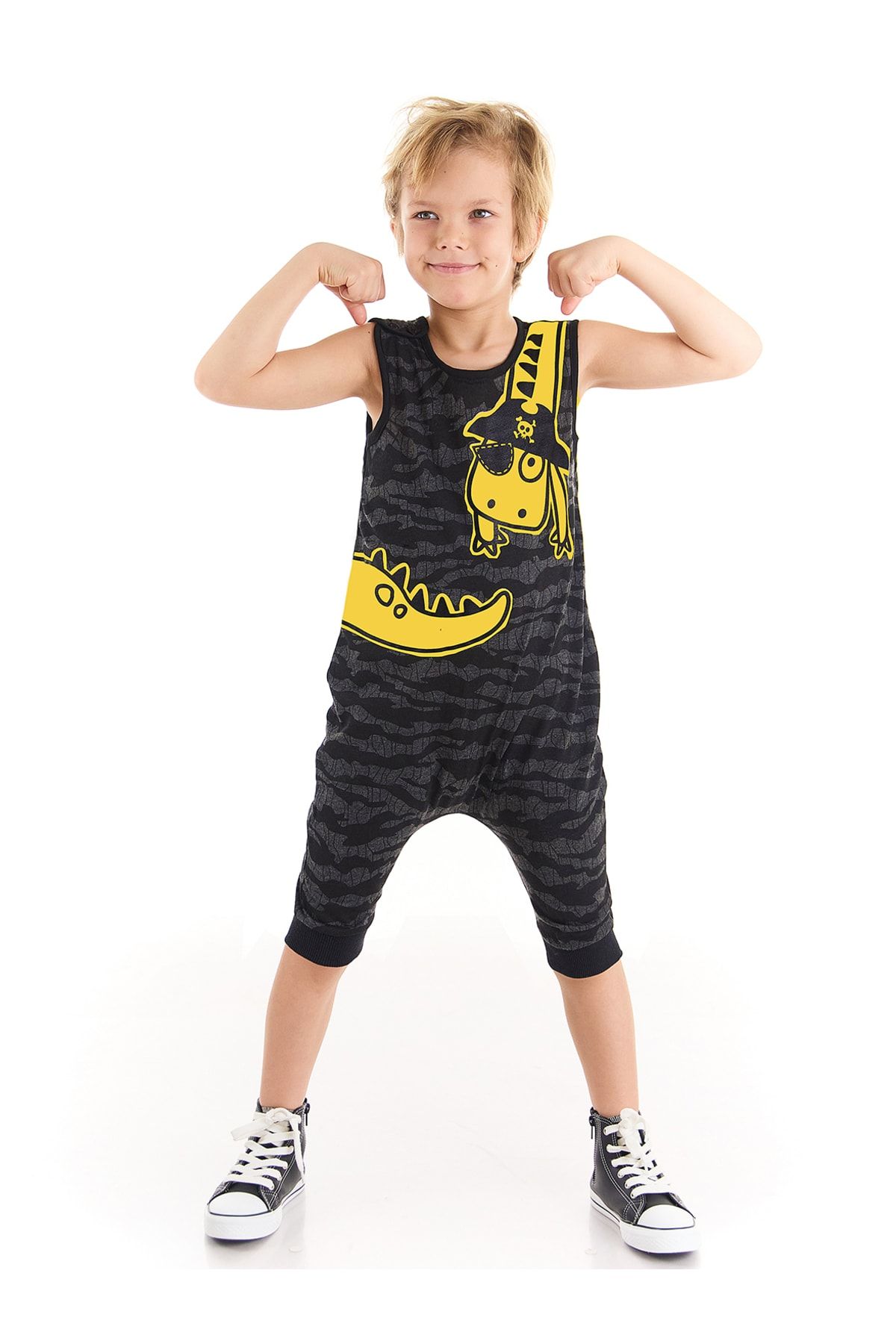 Denokids Jumpsuit Grau Regular Fit Fast ausverkauft