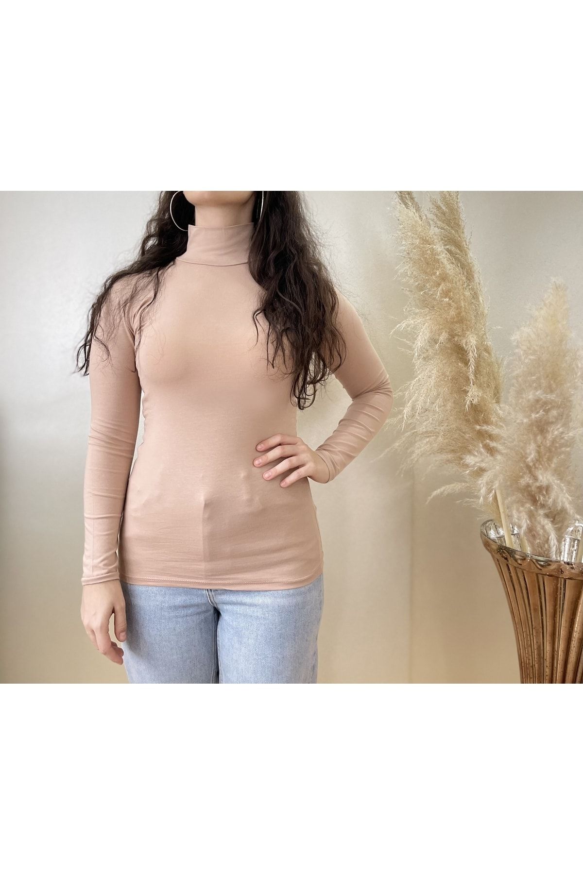 Tan long sleeve turtleneck new arrivals