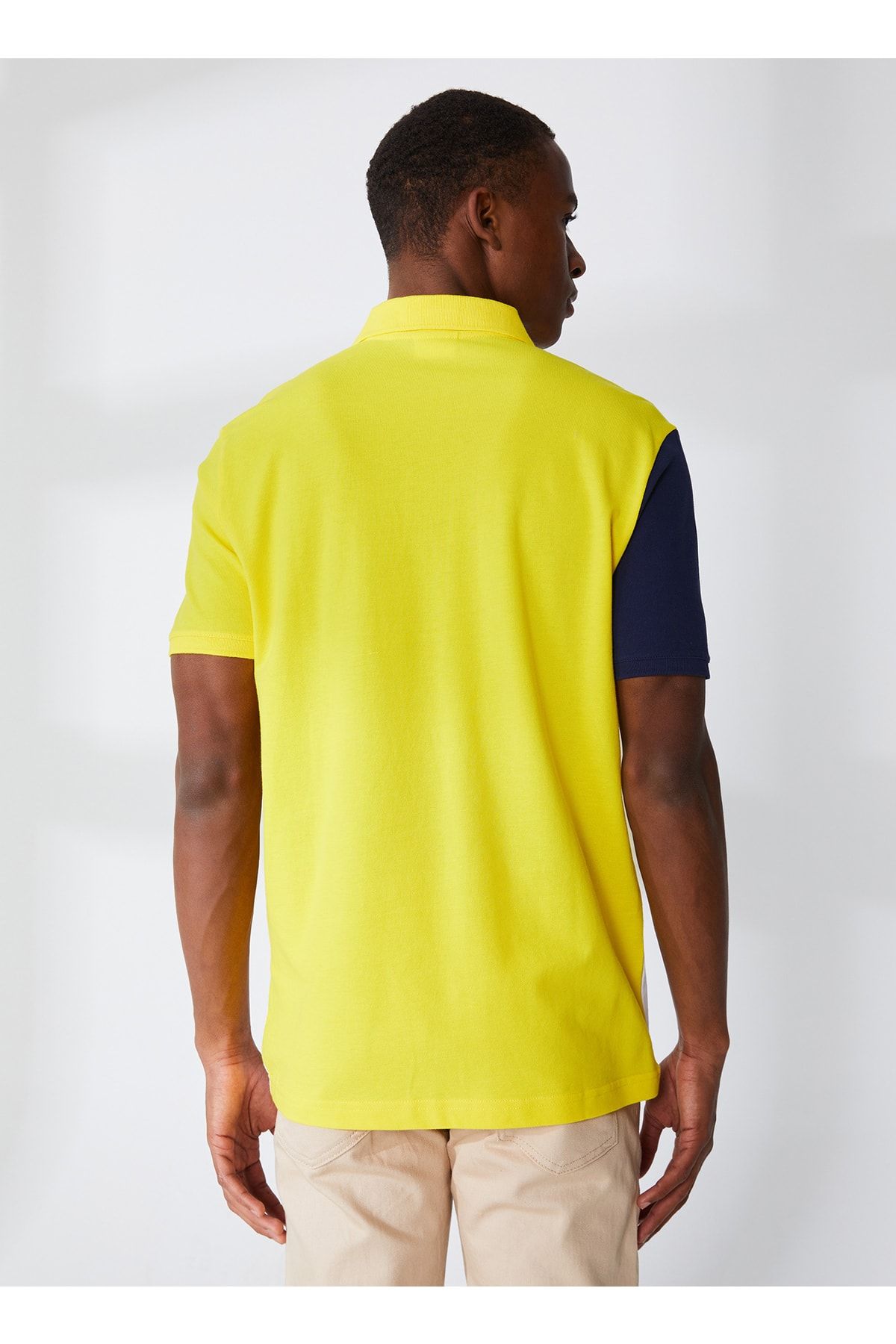 Dark yellow sales polo shirt