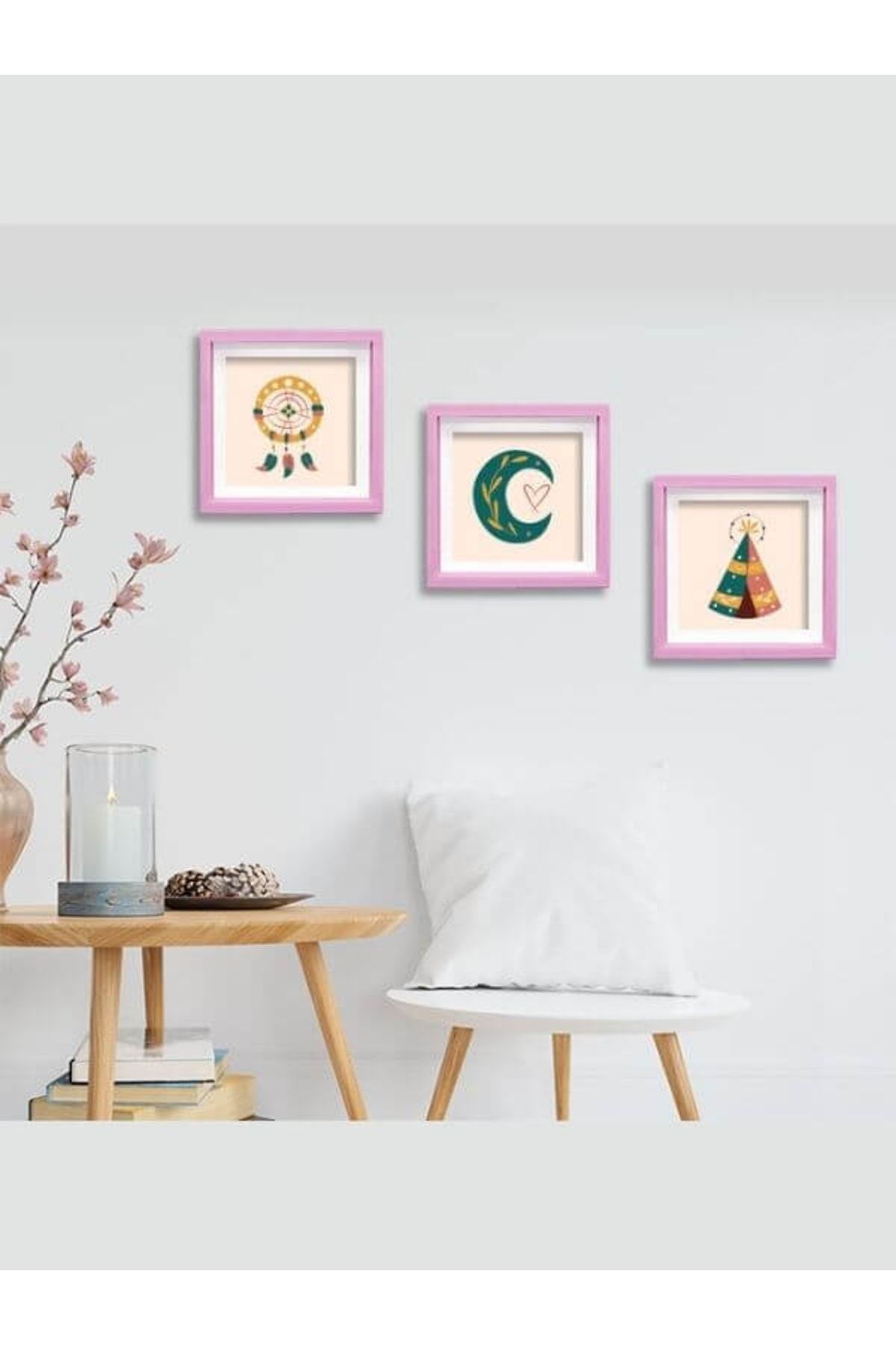 Özcan Tasarım-Adhesive Plug-in Colored Classic Square Frame - Colored Frame - Colored Square Frame 1