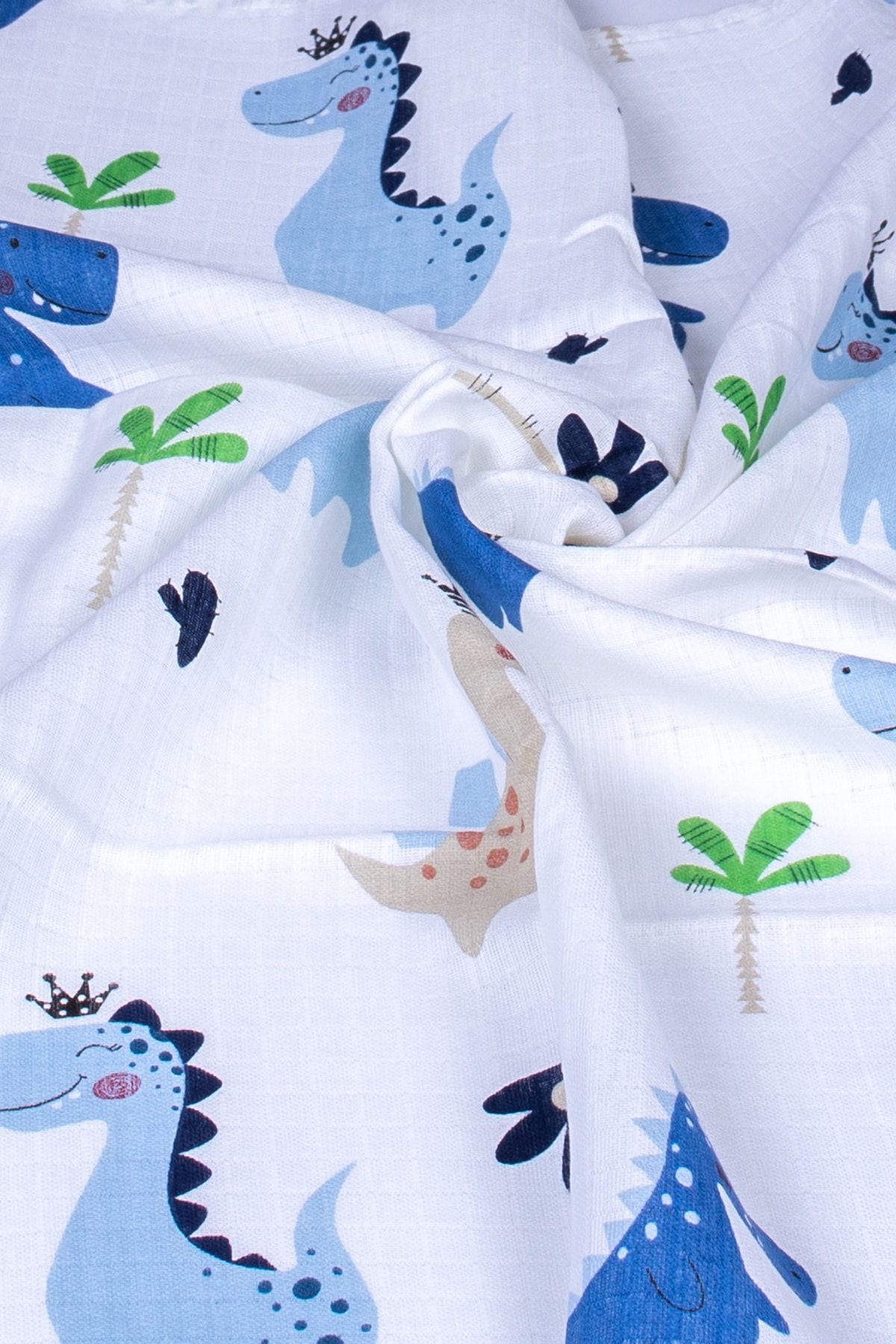 Blue 2025 dinosaur blanket
