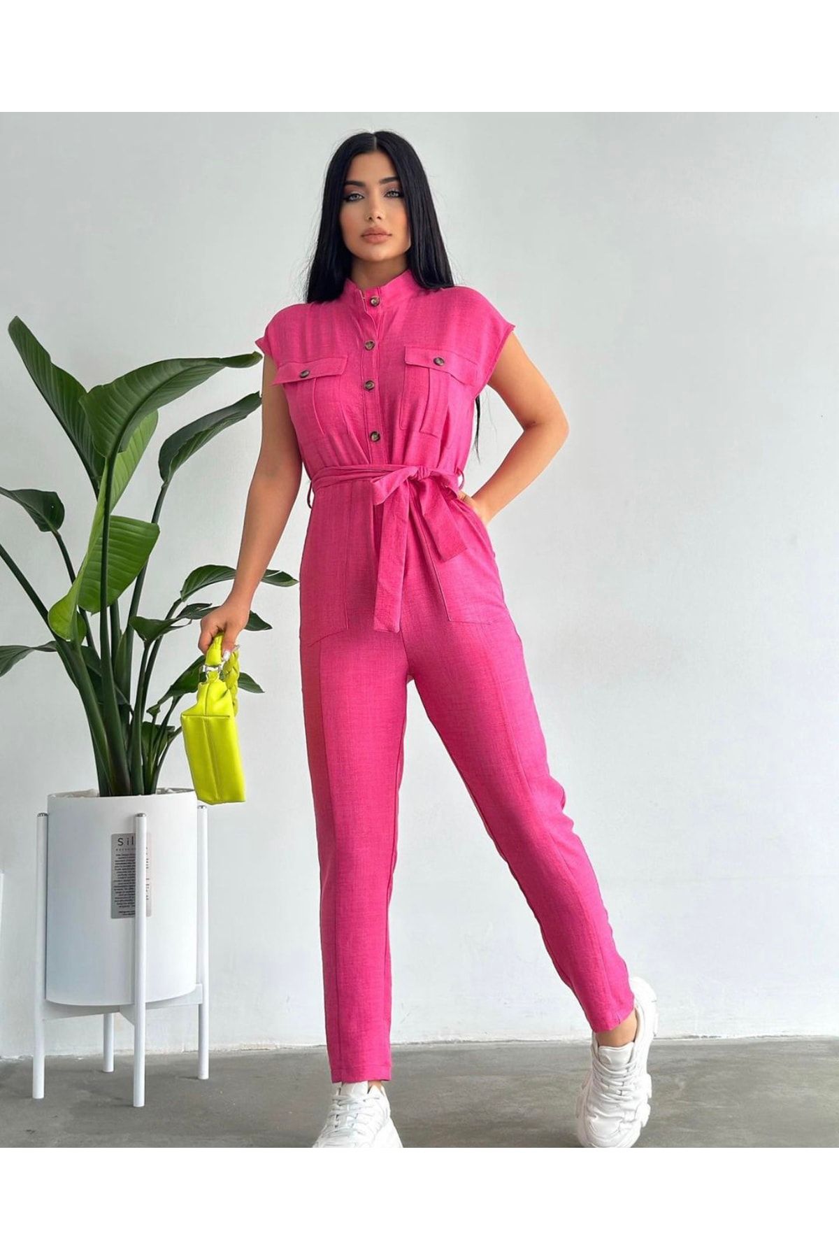 Jumpsuit fuchsia shop