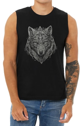 BLUU Wolfart Kolsuz Sporcu T-shirt Tank Top Spor Atlet