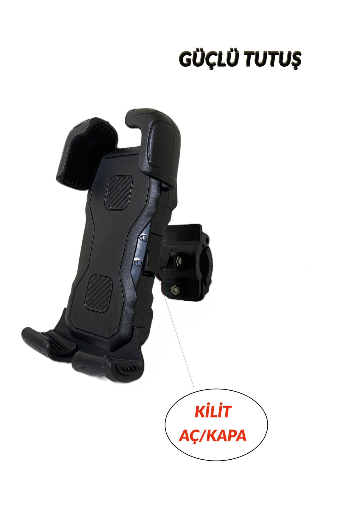 güvenlisepet Elektrikli Scooter Telefon Tutucu Bisiklet Bebek Arabası Uyumlu Gidona Bağlantılı fotoğrafı 6 (önizleme)