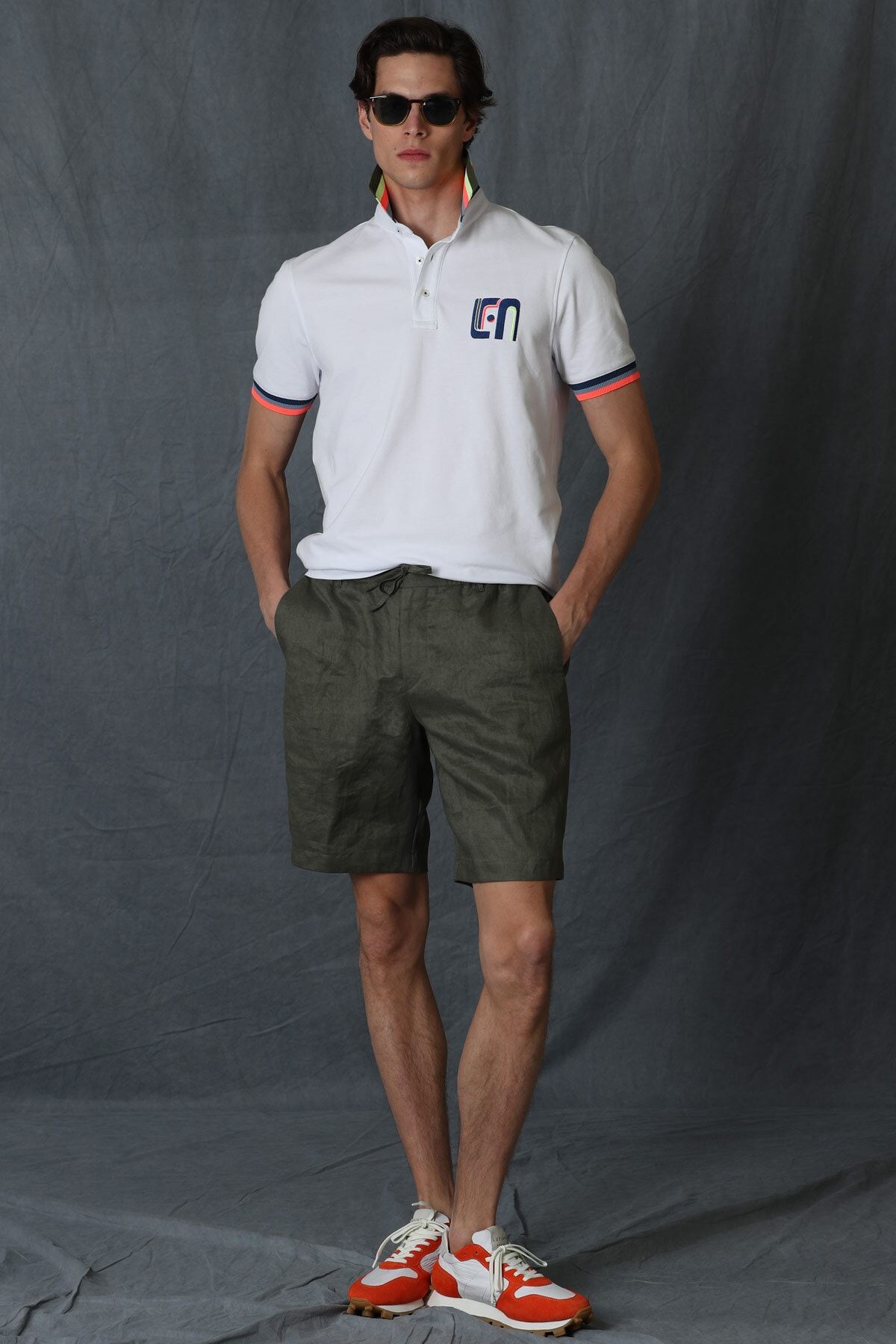 George white polo store shirts
