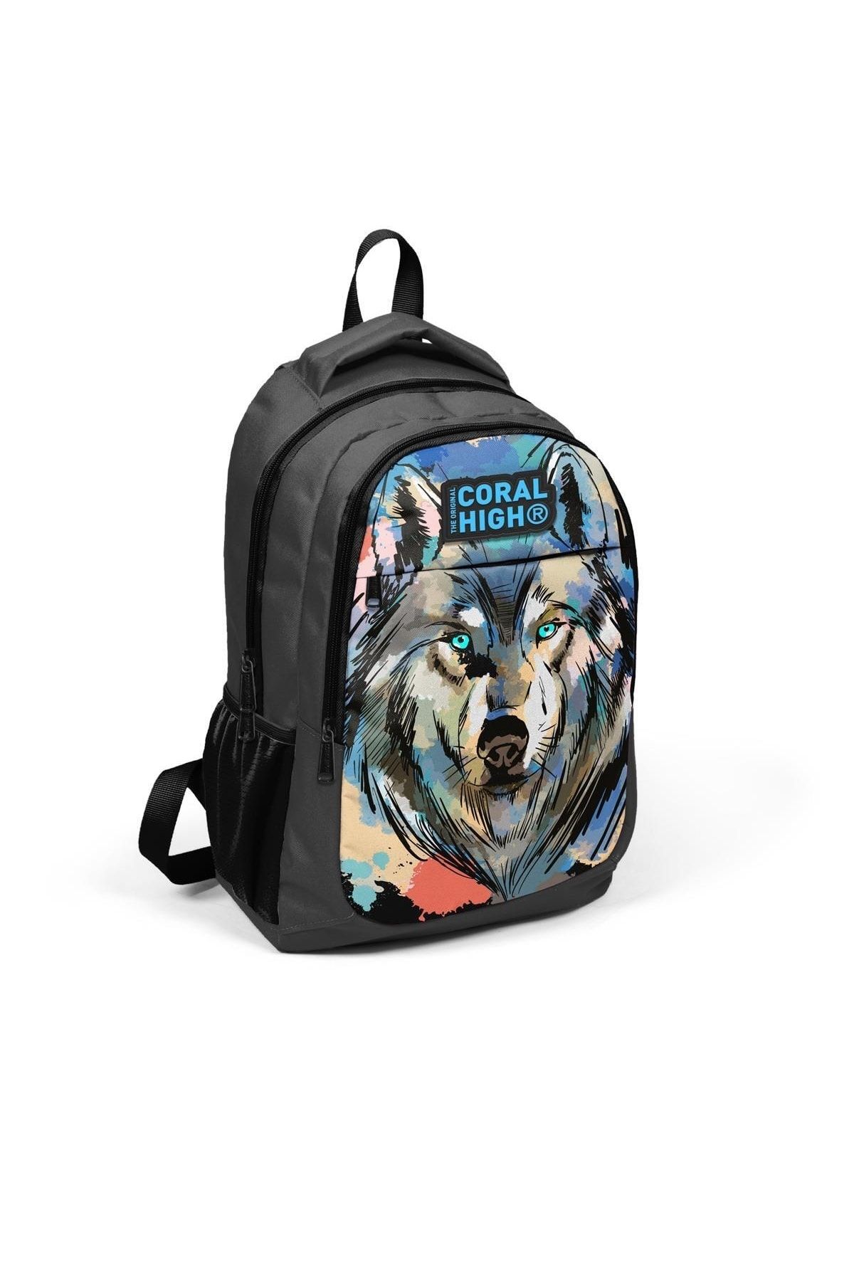 Wolf hot sale school backpack
