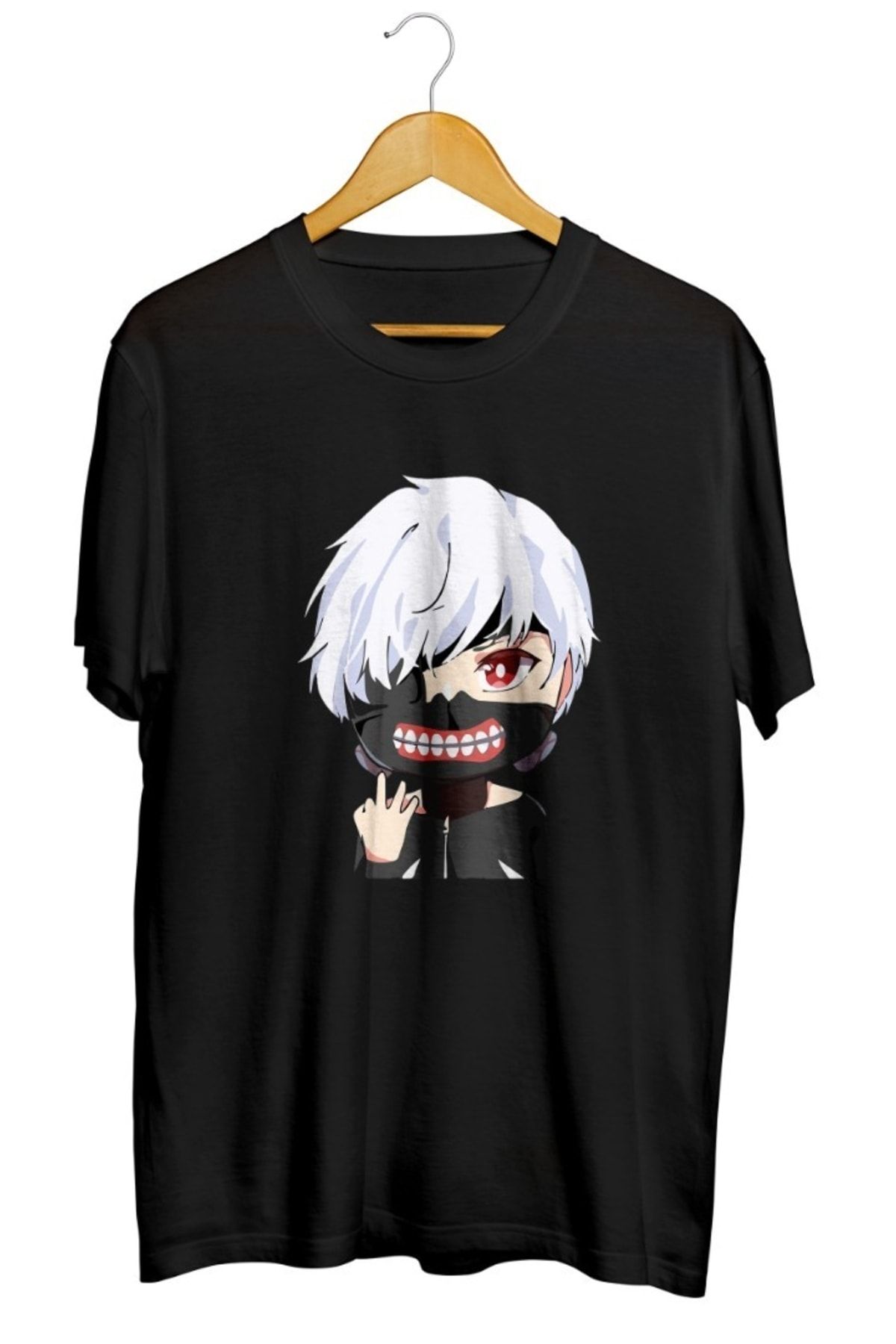 karikatürstore-Ken Kaneki Chibi Printed Unisex T-Shirt 1