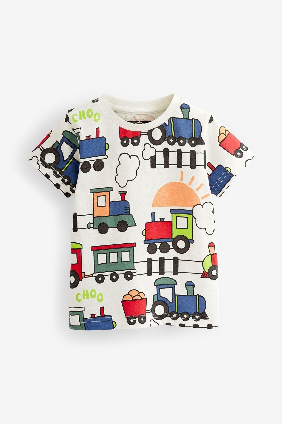 Next Baby تی شرت چاپ قطار 100% نخی کودکانه