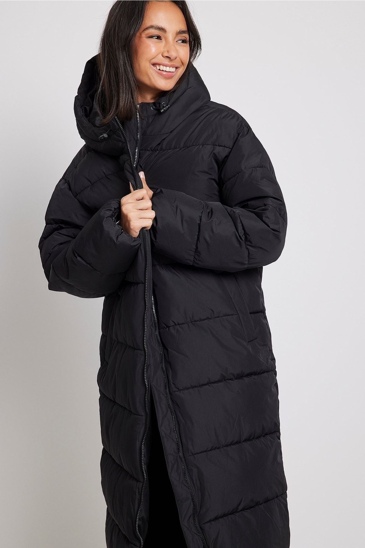 NA-KD Jacke Schwarz Regular Fit
