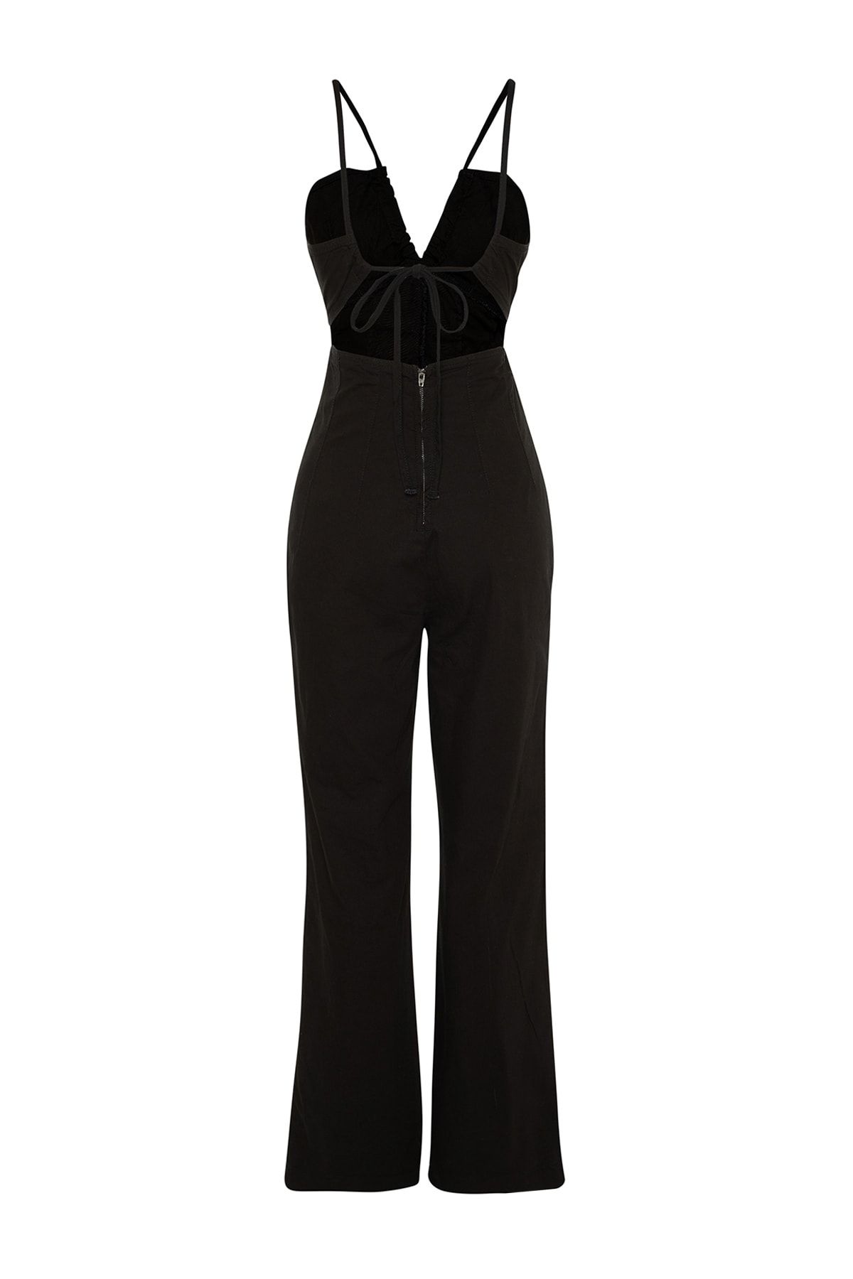 Trendyol Collection Jumpsuit Black Relaxed fit Trendyol