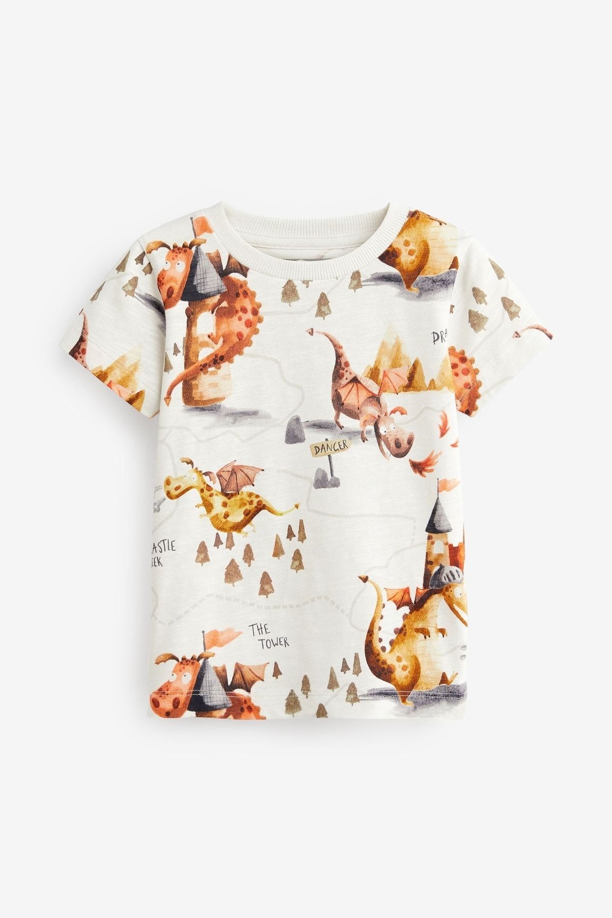 Next Baby تی شرت اکرو چاپ دایناسور صد در پنبه ای کودکان