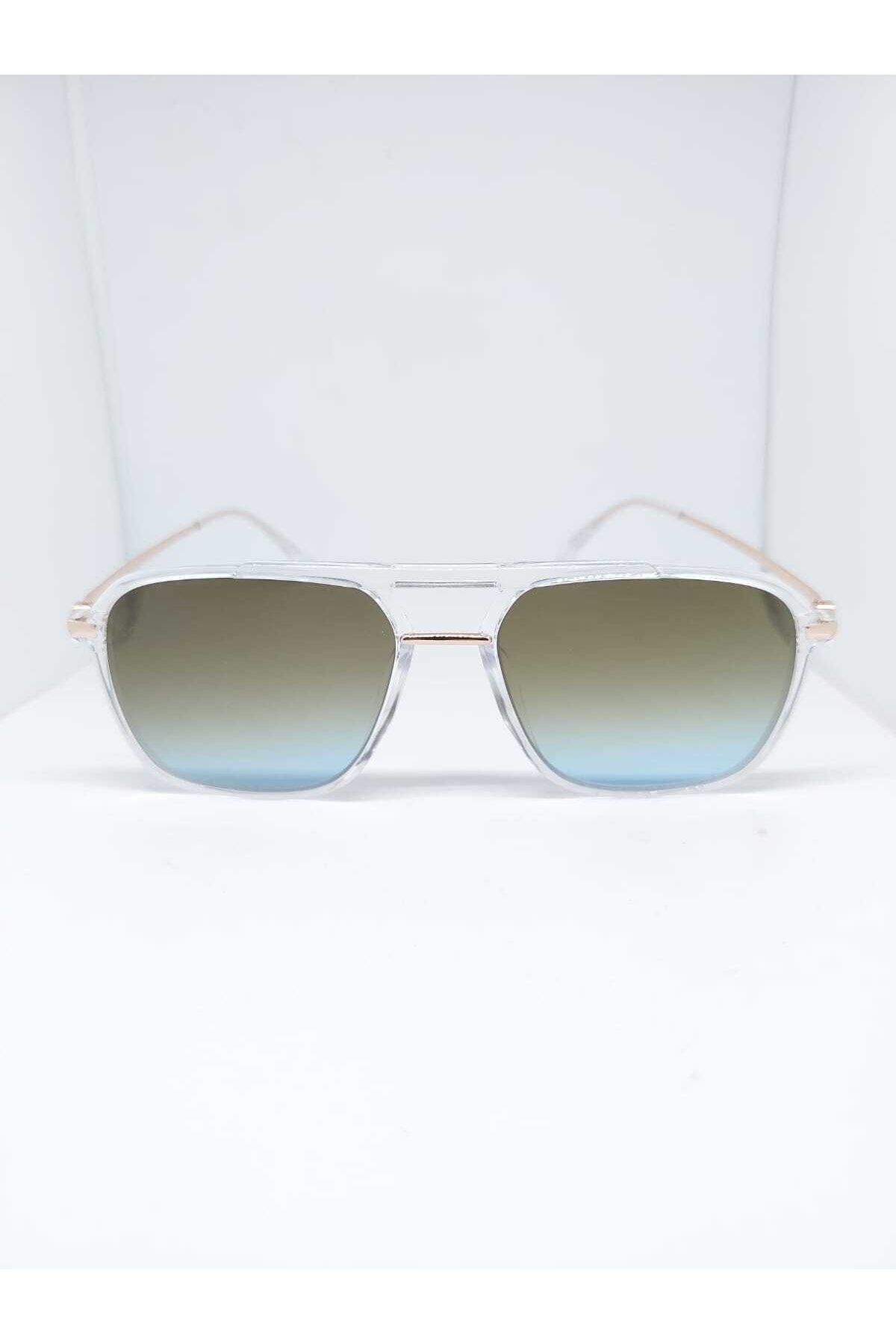 GIGI MILANO Sunglasses Brown Rectangle Trendyol