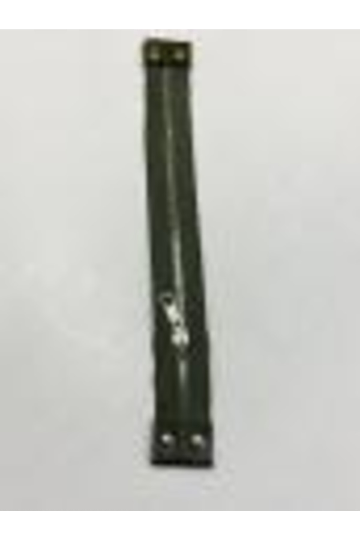 Bag Zipper / Leather Detailed Bag Zipper / 40 Cm Black