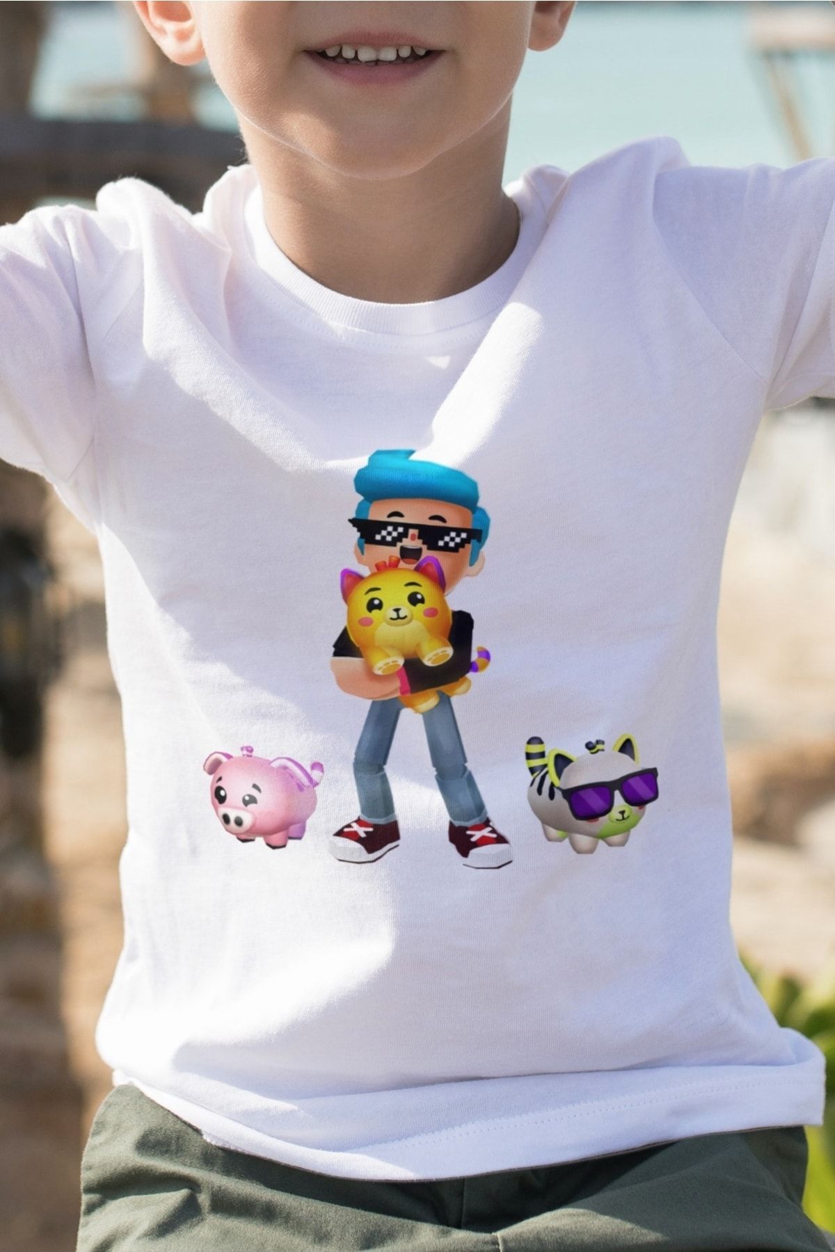 yirmi-Unisex Pk Xd Cat Printed T-Shirt 2
