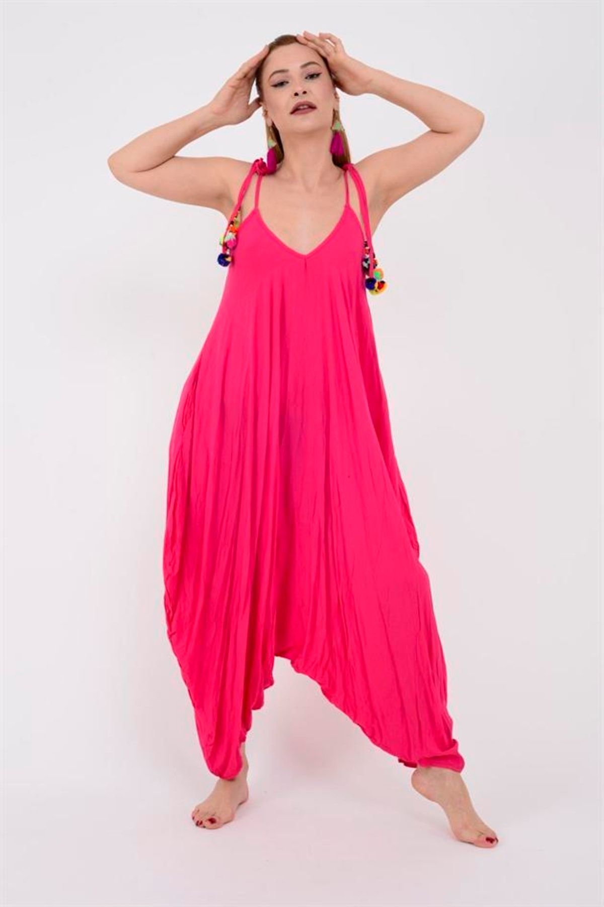 Women's boho jumpsuit sales