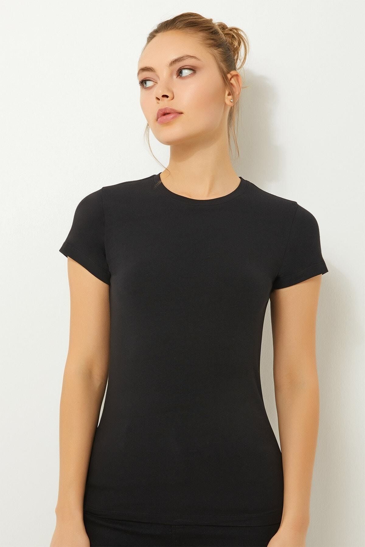 ZEY-30493 Women's Crew Neck Short Sleeve T-shirt 3