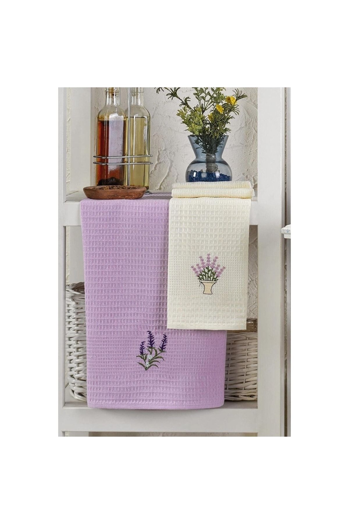 Valezium Set of 6 Kitchen Tea Towels Mint 45x60 - Trendyol