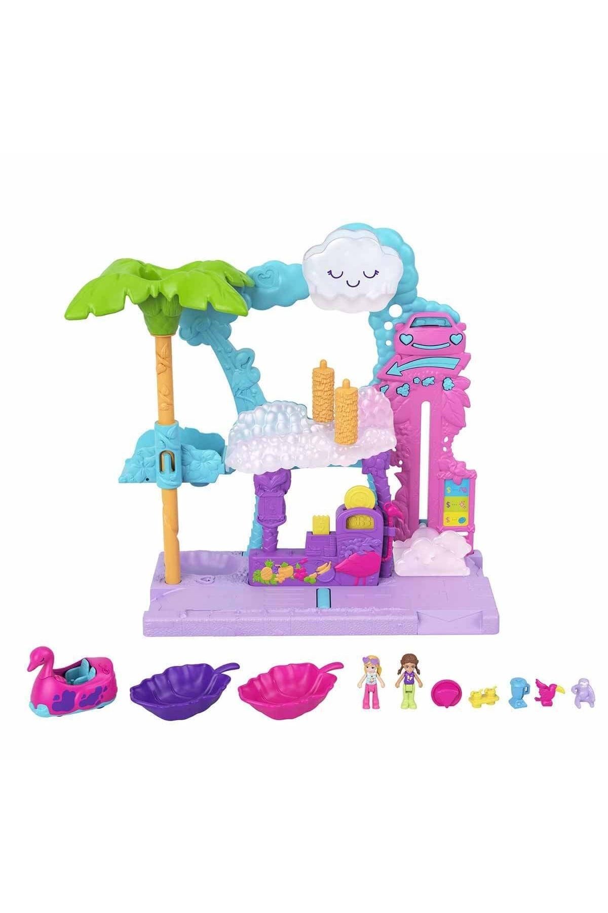 Polly pocket sales flamingo set