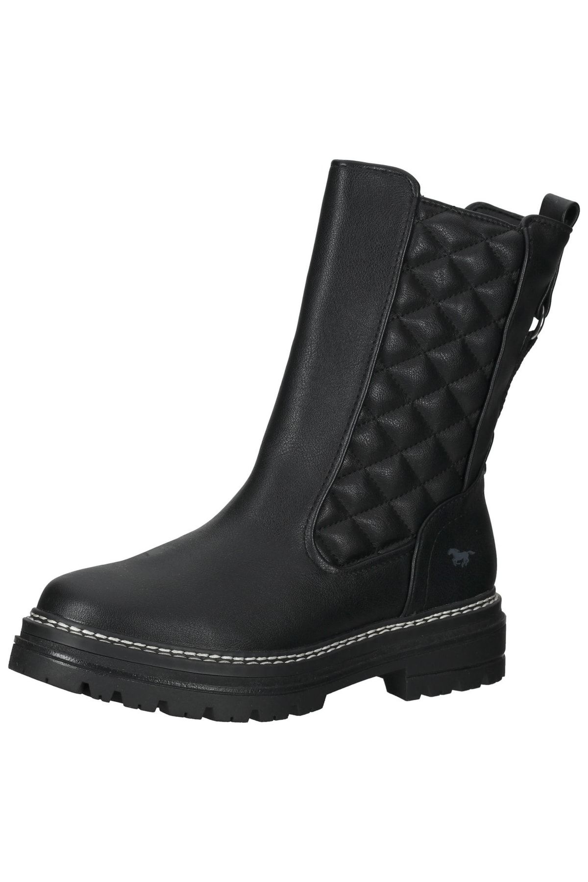 Mustang Stiefelette Schwarz Blockabsatz Fast ausverkauft