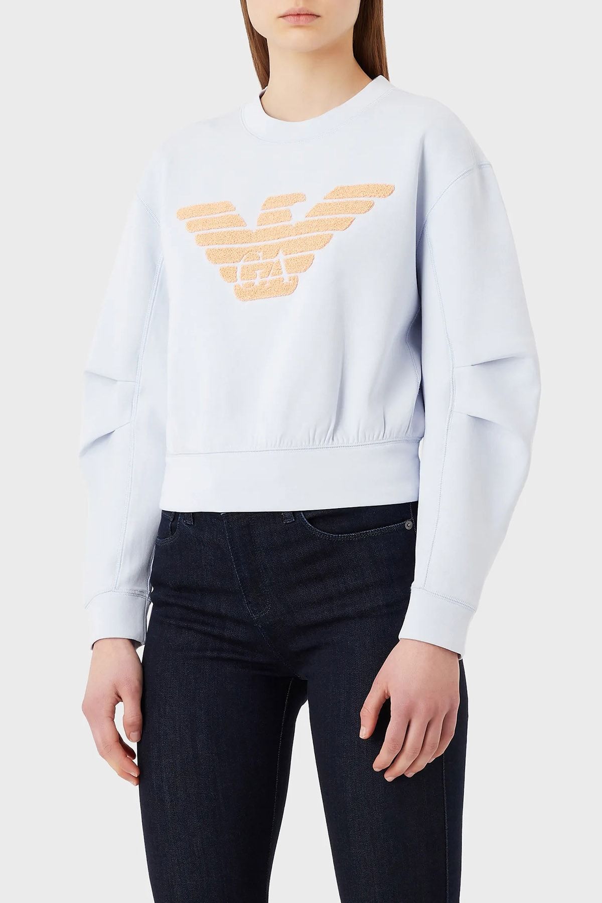 Emporio Armani Logo Crew Neck Cotton Regular Fit Sweat Sweat