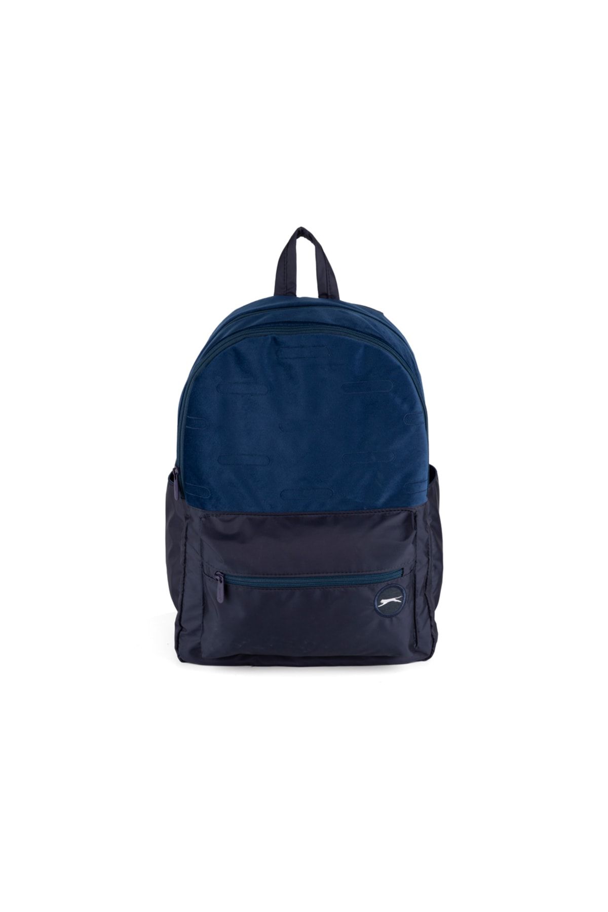 Plain shop blue backpack