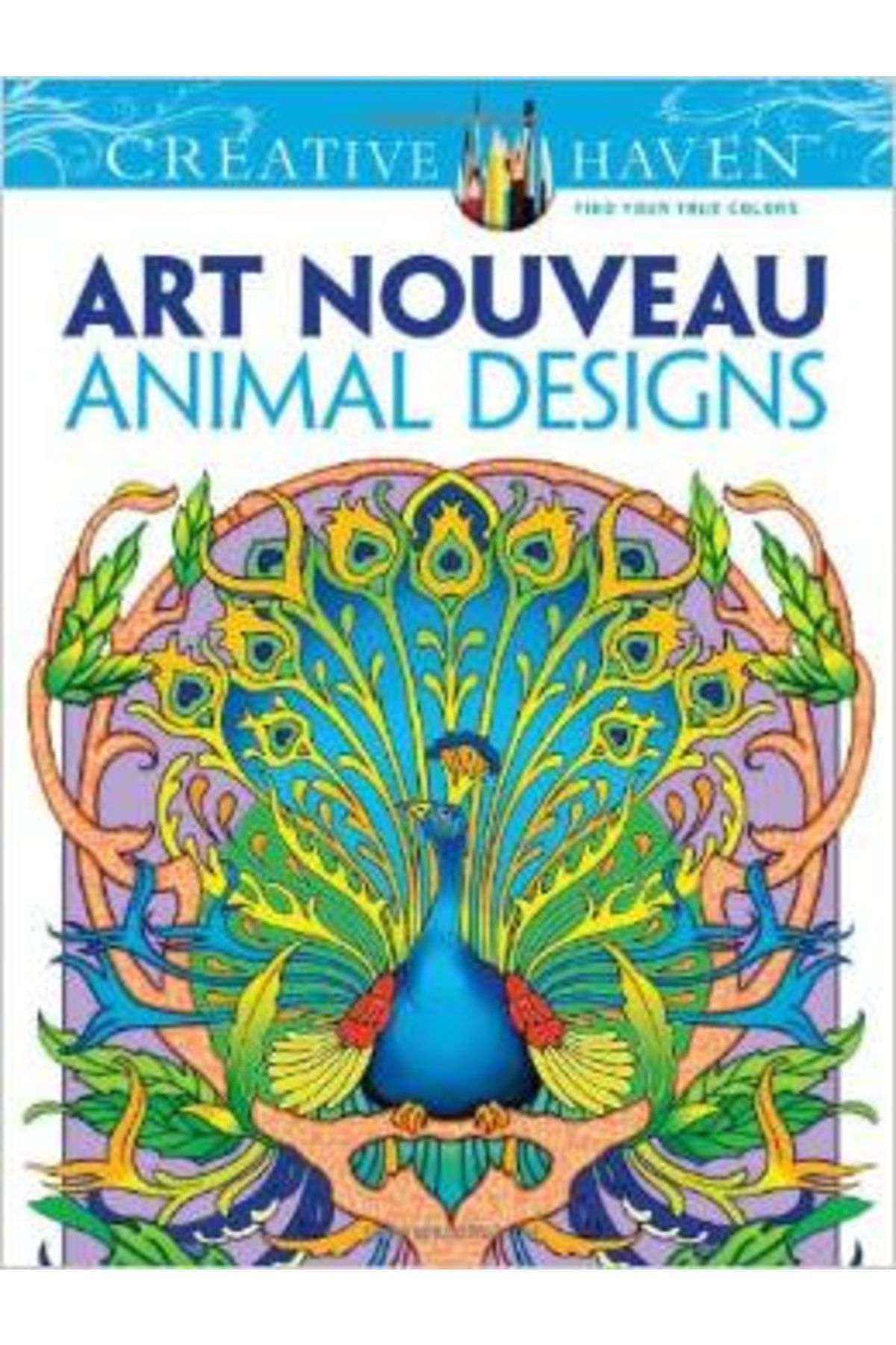 Dover Classics Modele De Animale În Stil Art Nouveau -marty Noble - One Size