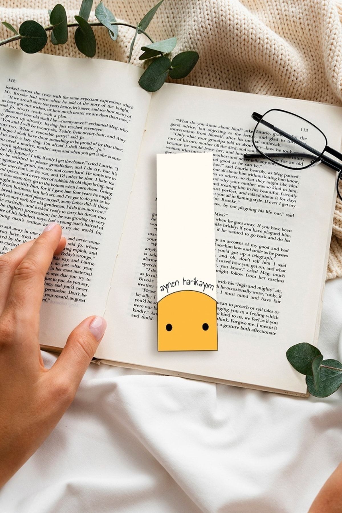Paytak Moda-Guitar Chocolate Banana Yellow Colored Design Mixed 10 Pieces Bookmark Set Pytkayrac63 4