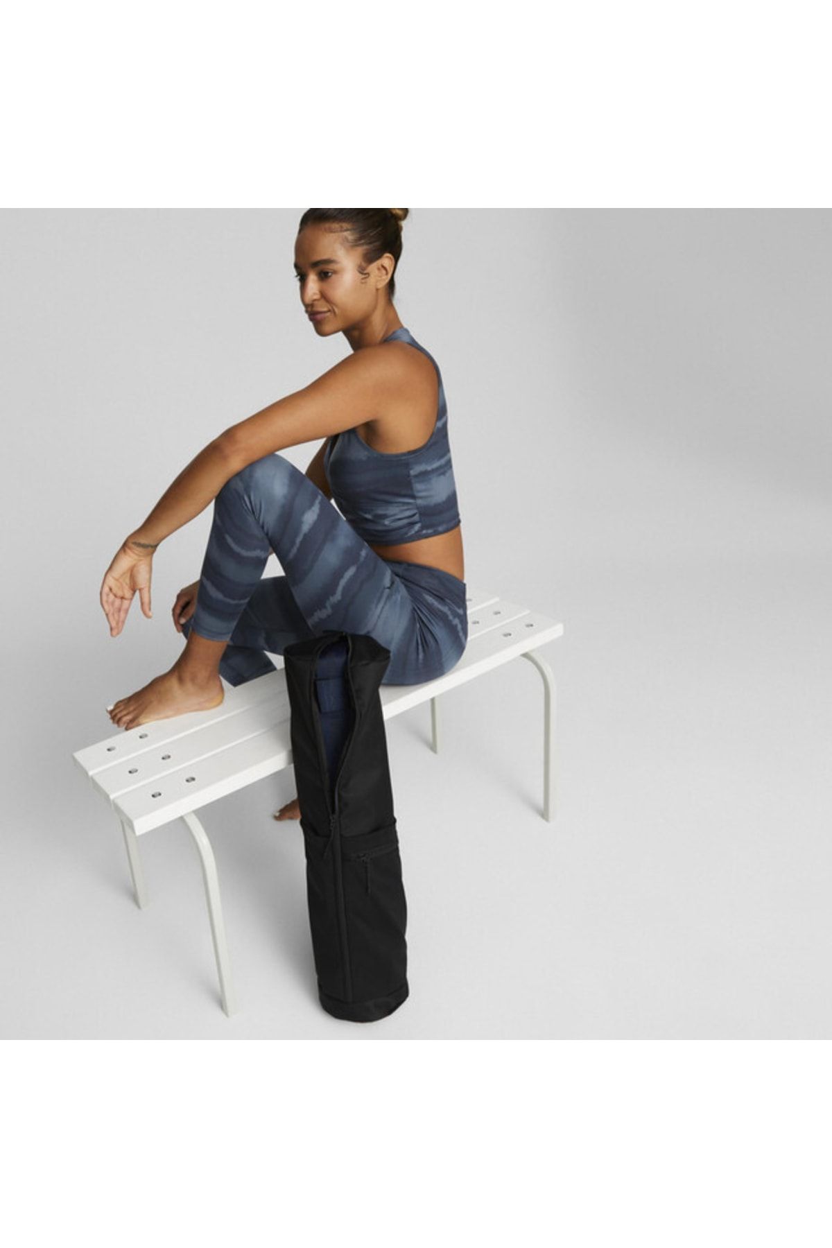 Puma-حقيبة رياضية سوداء للجنسين من ستوديو يوجا مات 6