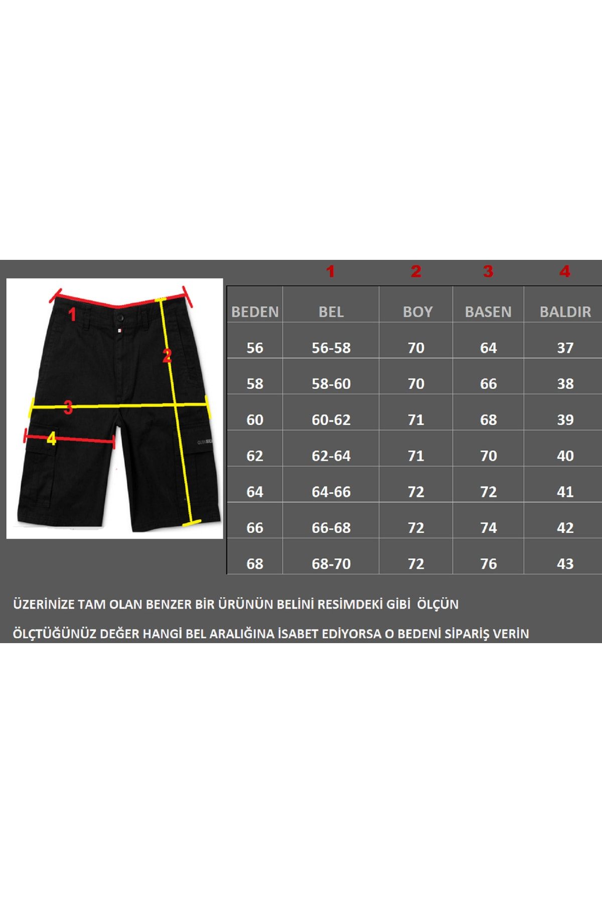 Surco-Large Size Lycra Bermuda Shorts with Cargo Pockets 4