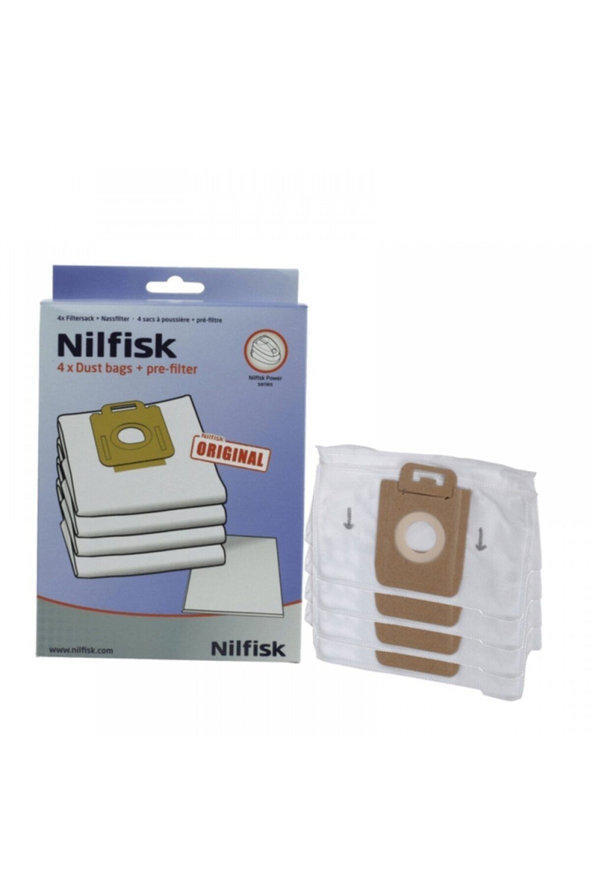Nilfisk-Power P12 Dust Bag and Hepa Filter Set 2