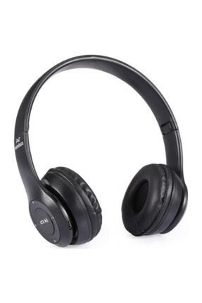 Wireless Bluetooth Kablosuz Extra Bass Radyolu Katlanabilir Siyah Kulaklık Genç Çocuk BLPLP47KUKS