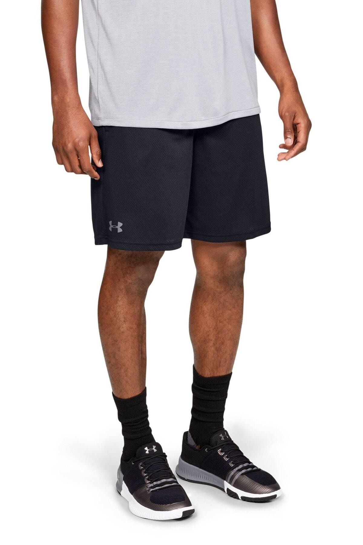 شورت ورزشی مشکی مردانه های فایل UA Tech 1328705 001 Under Armour