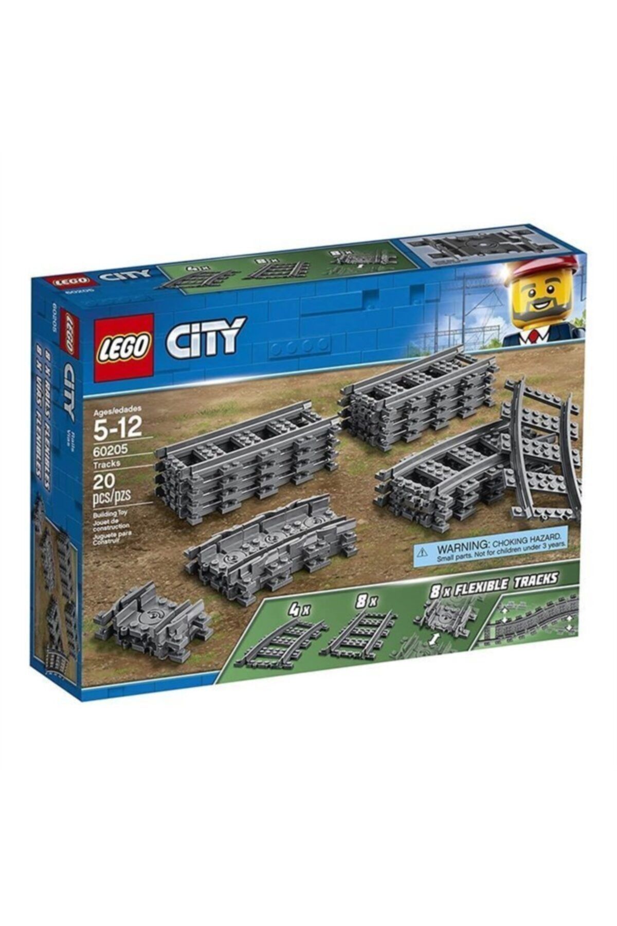 LEGO-City Tracks 60205 - Model Code Lego Minifigures 5