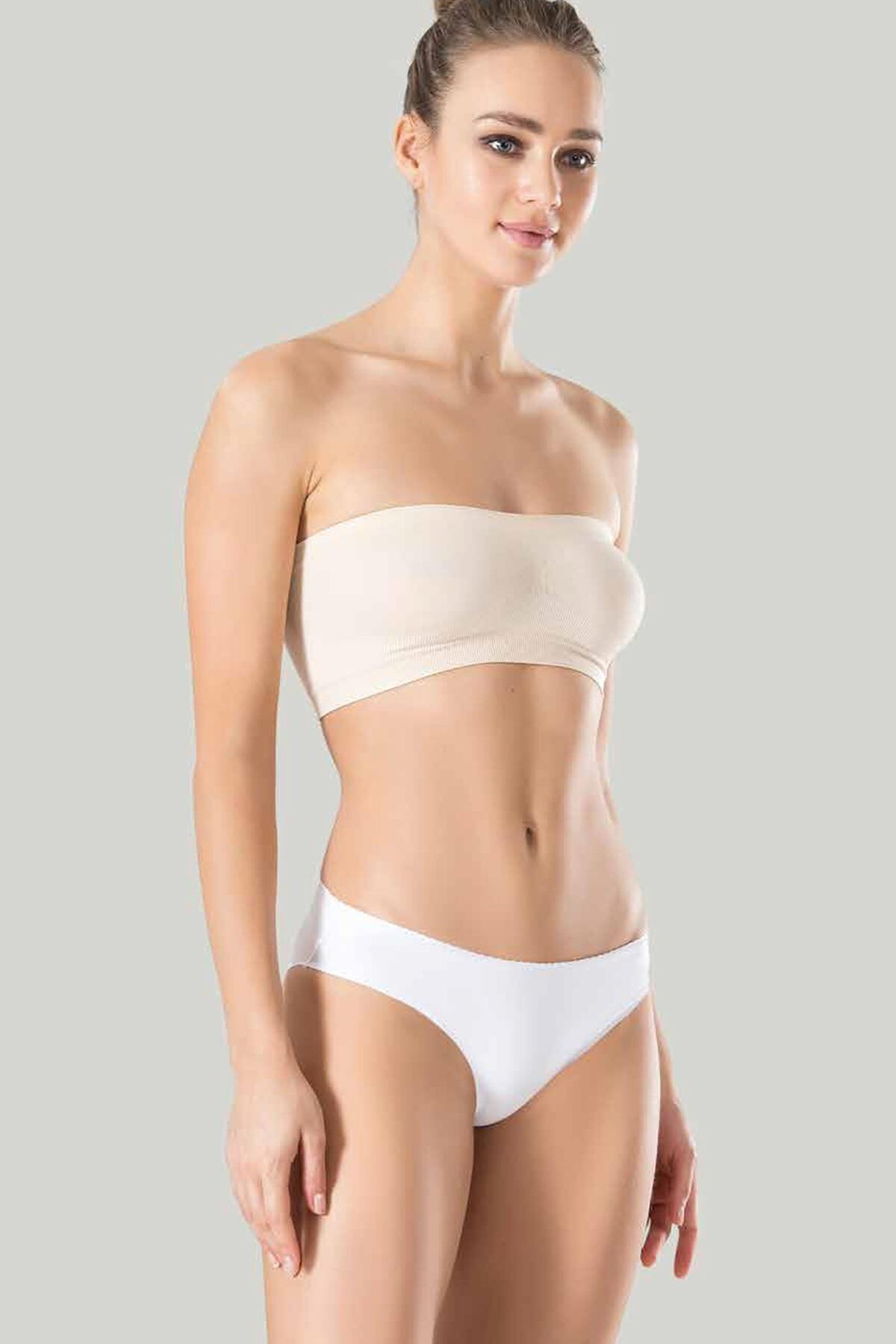 Miss Fit-Plain / Patternless Women's Seamless Laser Panties 12584 1