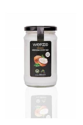 Wefood Organik Hindistan Cevizi Yağı 300 ml (Soğuk Sıkım) Entzm00023