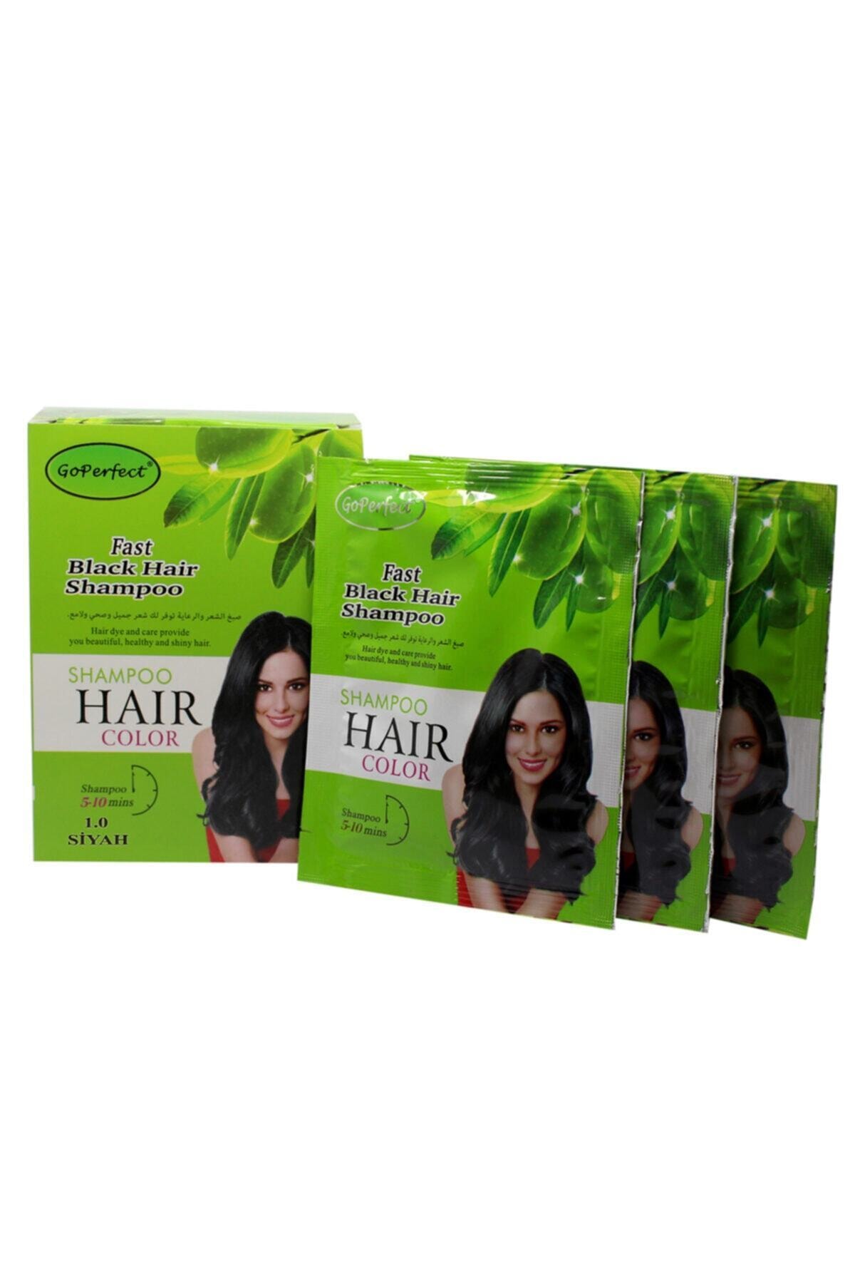 Go Perfect Renklendirici Saç Şampuanı 1.0 Siyah 10x30 300 Ml