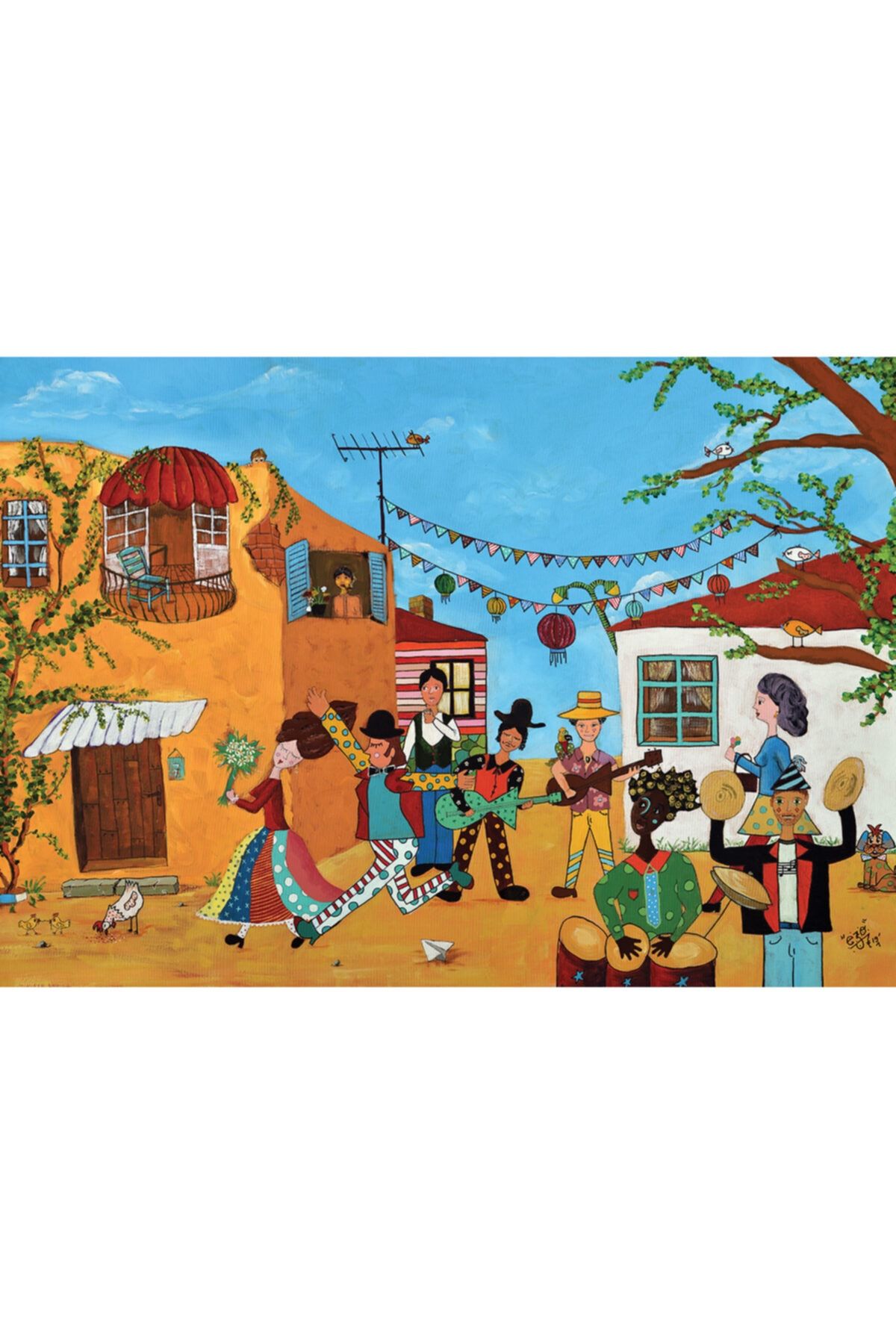 پازل Ks Games Pueblo Ezo Sunal Galery Art 1000 قطعه Genel Markalar