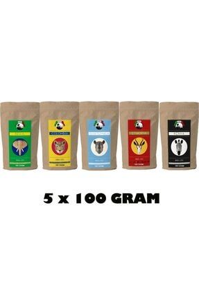 Dünya Kahveleri Tadım Paketi 5x100 Gram (french Press Ve Filtre Kahve Makinesi Için) M500DKTPA