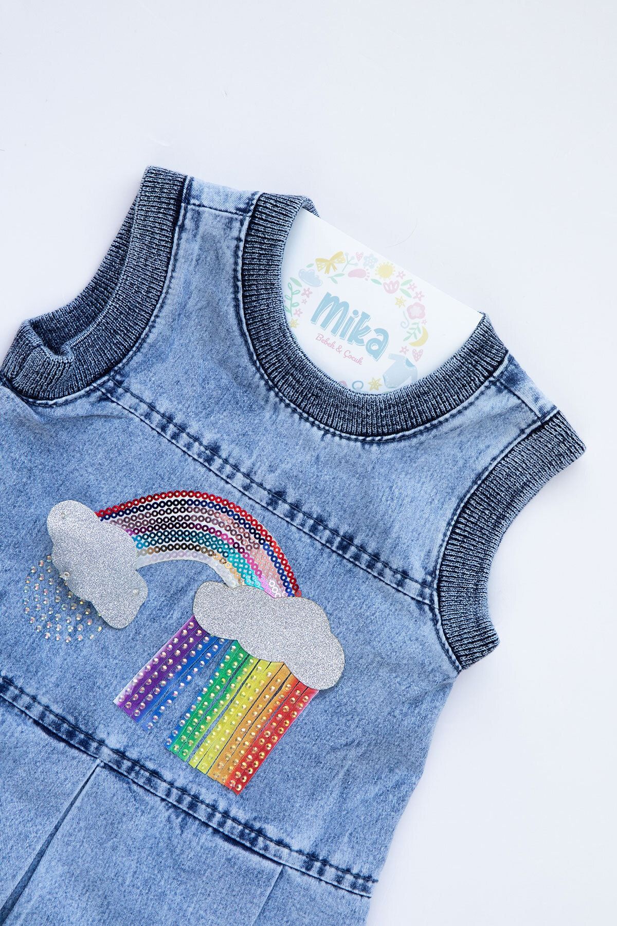 Denim dress outlet rainbow