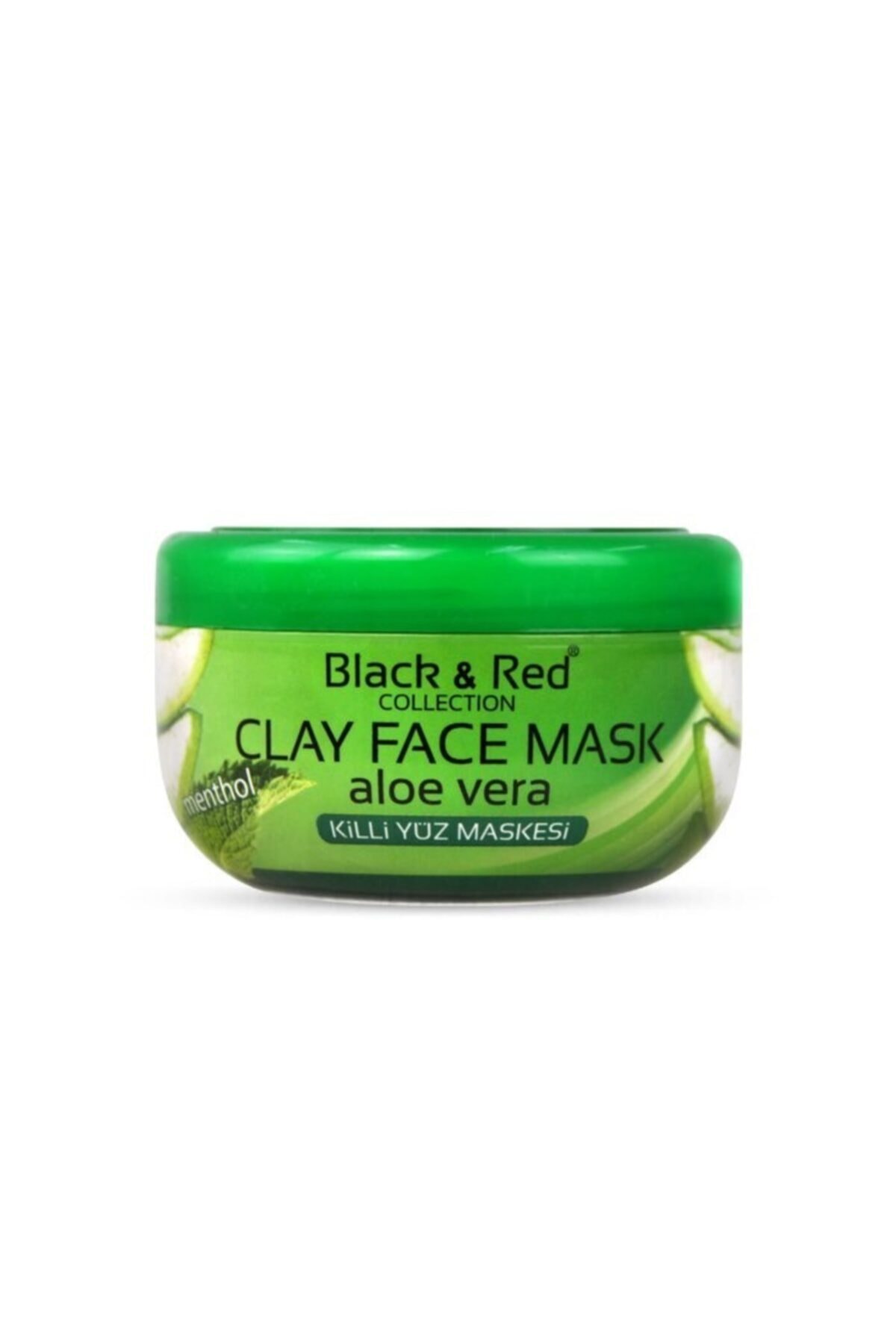 Black Red Black&red Clay Face Mask Aloe Vera