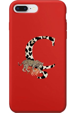 Shoptocase Iphone 7 Plus Leopark C Harf Desenli Lansman Telefon Kilifi Fiyati Yorumlari Trendyol