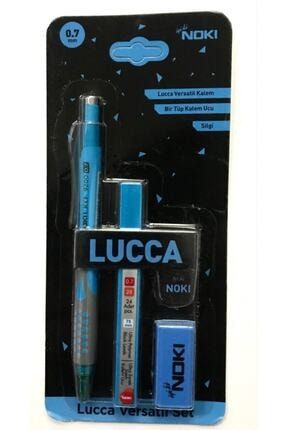 Lucca Uçlu Kalem, Uç Ve Silgili Kırtasiye Seti, Mavi 920007M