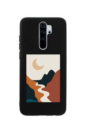 Xiaomi Redmi Note 8 Pro Landscape Art Premium Silikonlu Siyah Telefon Kılıfı MCXMRMN8PLLNDA