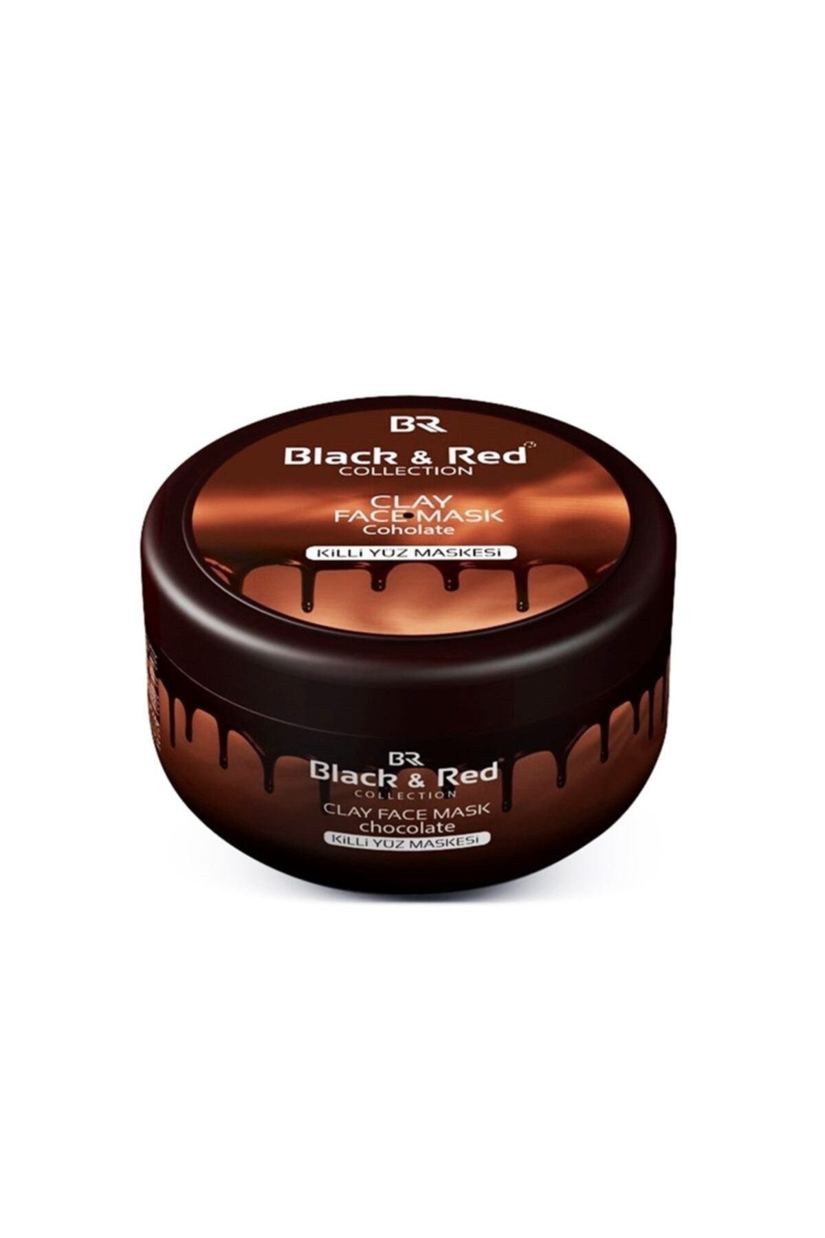 Black Red Black&red Clay Face Mask Chocolate