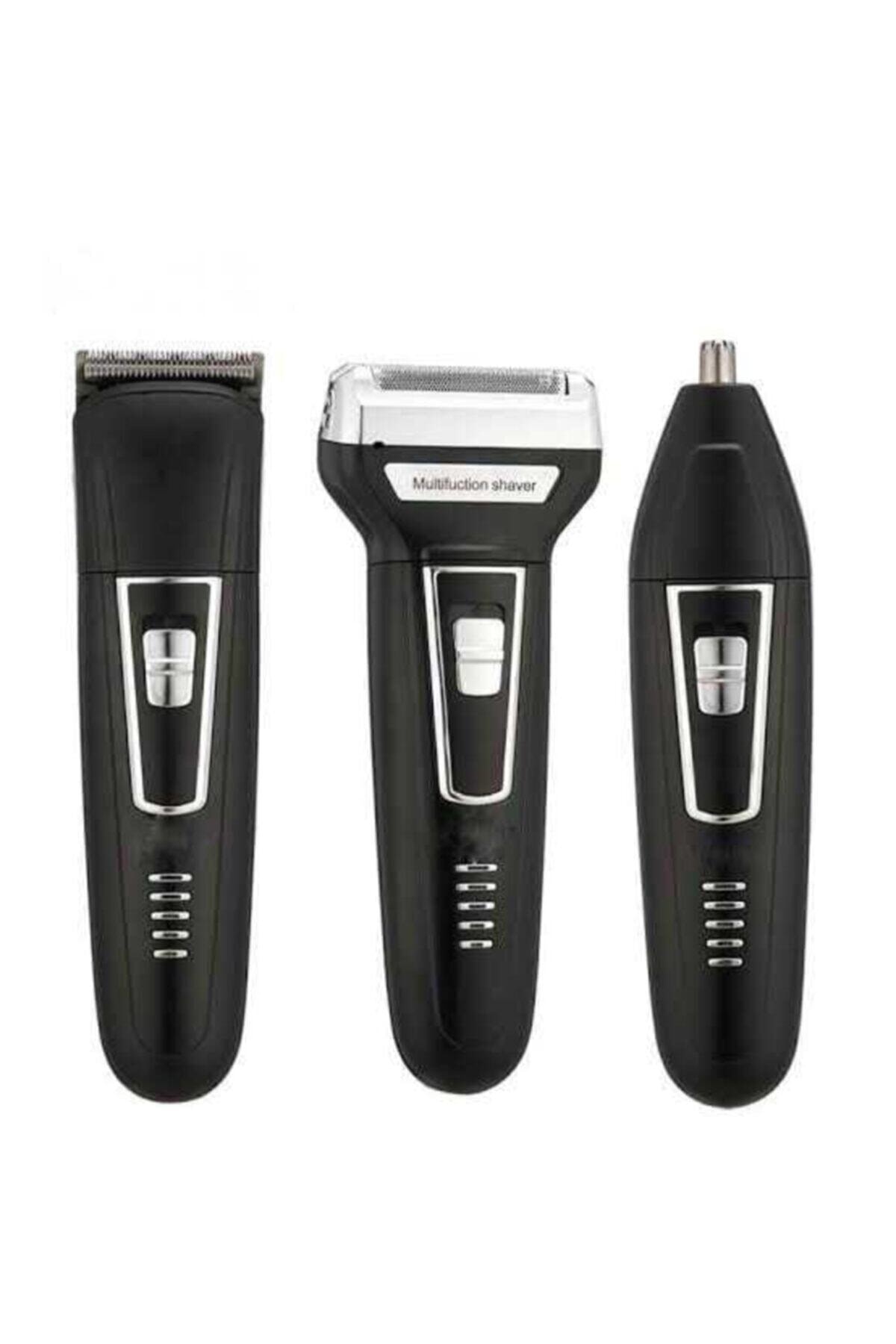 Pro Model 3 Head Professional 3in1 Shaver Hair Beard Nose Hair Hair Removal Shave