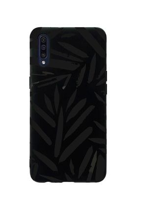 Samsung A50 Fırça Darbeleri Premium Silikonlu Siyah Telefon Kılıfı MCSAMA50LFDAR
