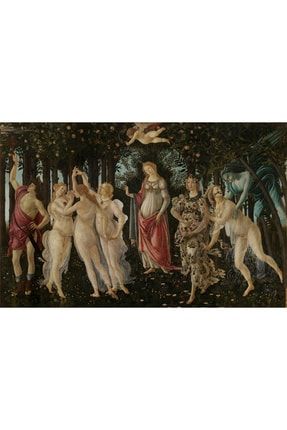 Sandro Botticelli La Primavera Rönesans Başyapıt Vinil Duvar Kağıdı PC-S-521