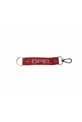 Opel Kırmızı Bez Şerit Anahtarlık OTO1000385